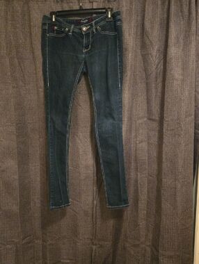 Dark Indigo Skinny Jeans for Women - Stretch Slim Fit